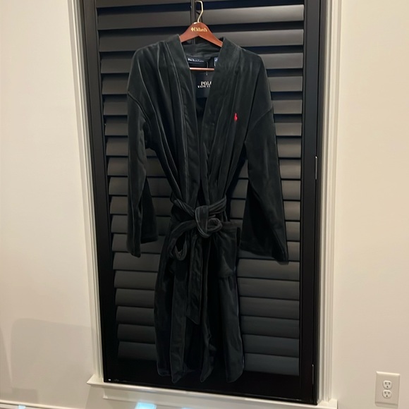Vintage & NWT “Polo Ralph Lauren” Men’s Robe! Size S/M And 100% Cotton - Picture 6 of 12